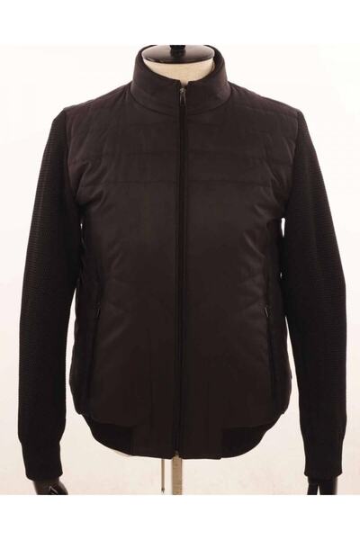 Jan Carlucci Slimfit Kolları Triko Mont