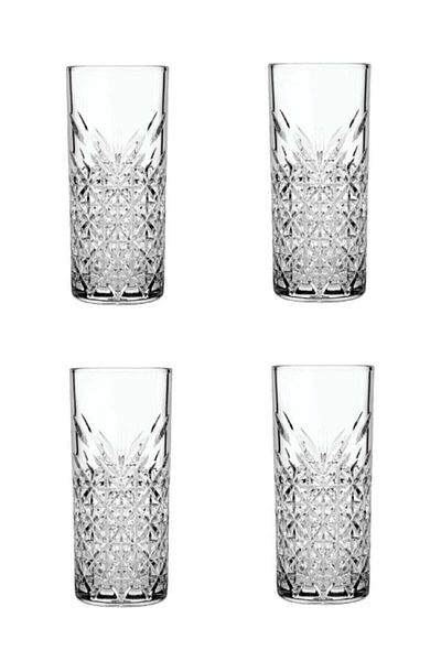 Paşabahçe 4 Pieces of 180Cc Crystal Rakia Glass Safe for the Year