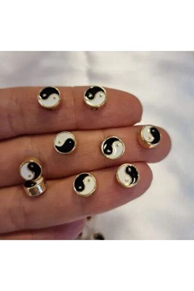 Lade جهاز يين يانغ صغير الحجم مطلي بالذهب - 5 قطع