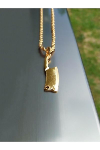 The Collection Row Necklace Gift Stylish Accessory Item Chef Necklace