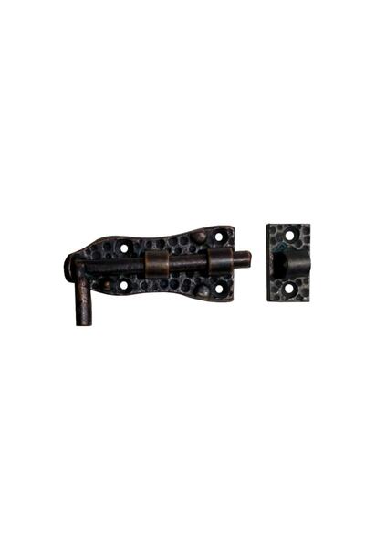 TNÇR Antik Oksit Kapı Pencere Sürgüsü Prinç 12 Cm D-43