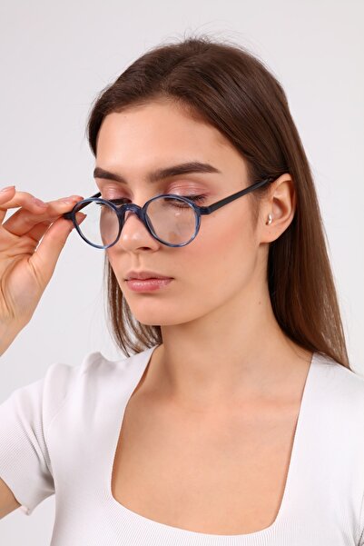 PETİTO Alsafi Indigo-siyah Unisex Şeffaf Mavi Işık Koruyucu Ekran Gözlüğü (44...