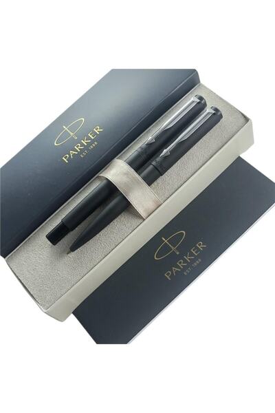 Parker Vector Stainless Steel Roller - مجموعة أقلام حبر جاف