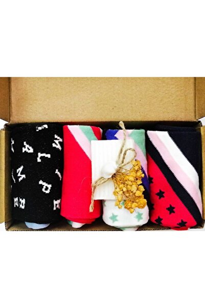 CEPHOME Набір термошкарпеток до коліна, 4 пари/кольорові термошкарпетки