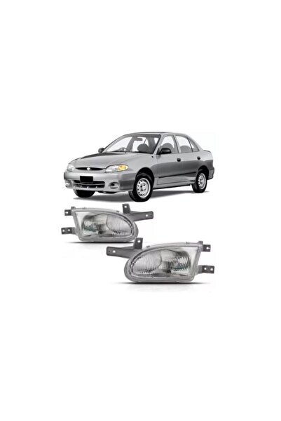 Genel Markalar Hyundai Accent Yumurta Kasa Sağ + Sol Ön Far Takımı 1998--2000...