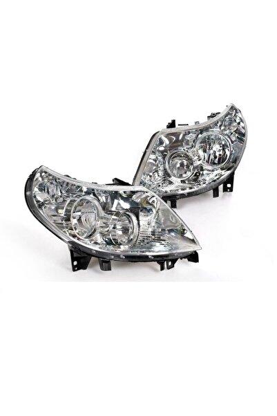 Genel Markalar Fiat Ducato Sağ + Sol Ön Far Takımı Motorlu 2011--2014 Uyumlu