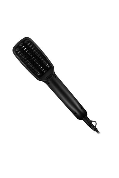 CVS Gizem 7307 Hair Straightener Brush - 2 Years 250 Degrees C/F, Black Ceramic