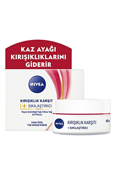 NIVEA Marka: Kırışıklık Karşıtı + Sıkılaştırıcı 45+ Yaşa Özel Yüz Bakım Kremi 50 Ml Kategori: Yüz K