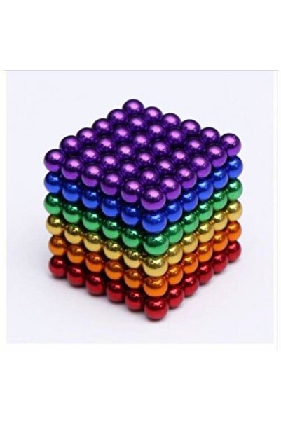 sin@rasta مكعب مغناطيسي 6 ألوان 5 مم - 216 قطعة كرات مغناطيسية، كرات وخرز، لعبة الإجهاد