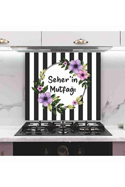Baskı Madeni Mutfak Ocak Arkası Laminasyonlu Yapışkanlı Folyo