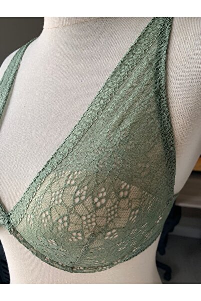 Cansoy 159 γυναικείο άδειο σουτιέν με δαντέλα Angel Khaki 159
