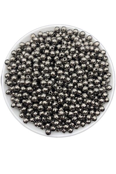 Hedef Bijuteri 6 مللي متر أنثراسايت المدخن اللون لامعة المعدن نموذج العالم دي...