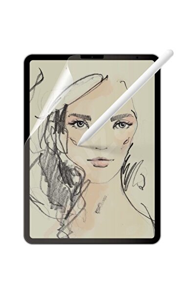 ZMOBILE Ipad Pro 12.9" 5.nesil 2021 Paperlike Nano Kırılmaz Ekran Koruyucu Ka...