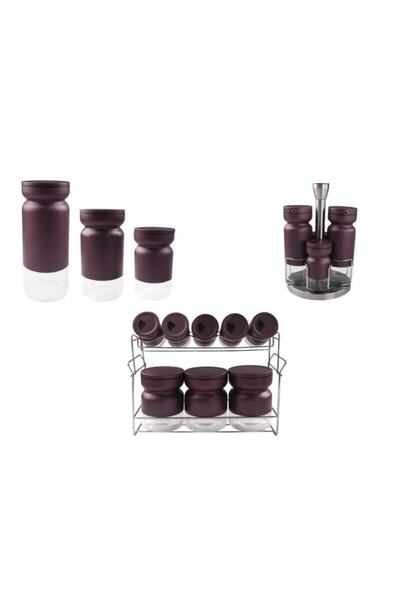 AROW Clara Mor 17 Parça Mutfak Seti