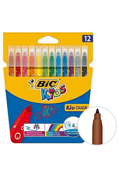 Bic Bıc Kids 12 Pack Couleur Felted Painting Pen - Category: Felted Pens