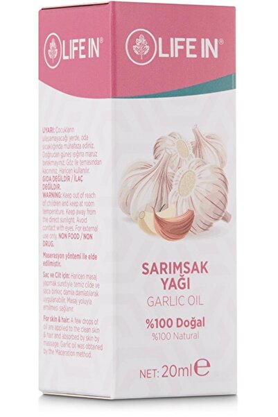 Life In : Sarımsak Yağı 20 Ml