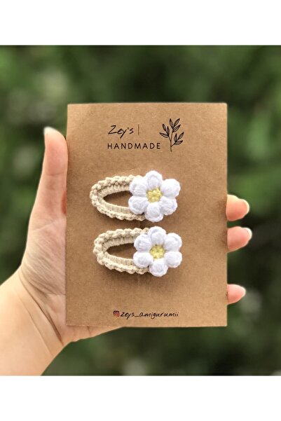 Zey's Amigurumi Flower Patterned Snap Buckle