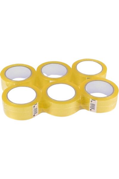 Janissary 12 Pieces 45mm X 100 Yrd Transparent Duct Tape Super Quality Duct Tape