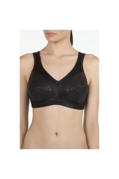 Kom Sutien pentru damă, negru, cu căptușeală Carmina, fără sârmă, fără cupe