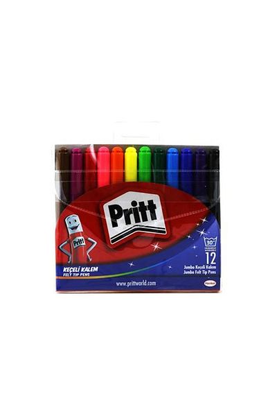 Pritt Brand: 12 Colors Jumbo Felt Tip Pen 1687975 Category: Dry Crayons