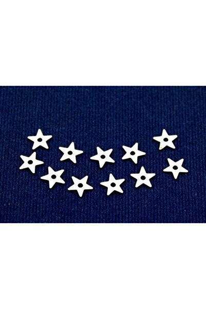 yfhobi 40 Adet - 6.5 Mm Yıldız Desenli Pul, Takı Malzemesi, Metal Pul, Nikel ...