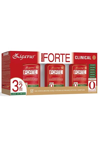 Zigana Zigavus Forte Ultra Clinical Saç Dökülmesine Karşı Bakım Şampuanı 3 Al 2 Öde Kuru Ve Normal Saçlar