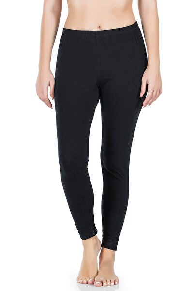 Derya Kurşun Colanți de damă cu dantelă 422