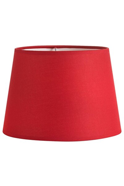 Modamonline Lambader Başlığı Konik Kumaş Abajur Şapkası Kırmızı 1480