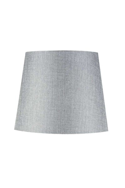 Modamonline Lambader Şapkası Abajur Başlığı Kumaş Konik Başlık Gri 4090