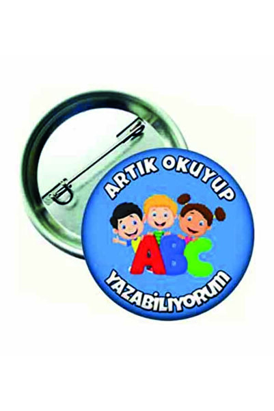 Hediye Panayırı Artık Okuyup Yazıyorum Rozeti (15 Adet)