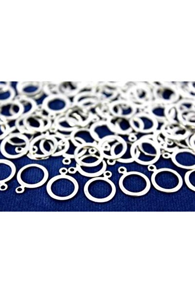 yfhobi 10 Adet - 10 Mm Yuvarlak Kulplu Pul, Takı Malzemesi, Metal Pul, Nikel ...