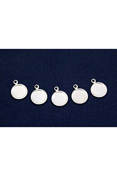 yfhobi 10 Adet - 10 Mm Yuvarlak Kulplu Pul, Takı Malzemesi, Metal Pul, Nikel ...