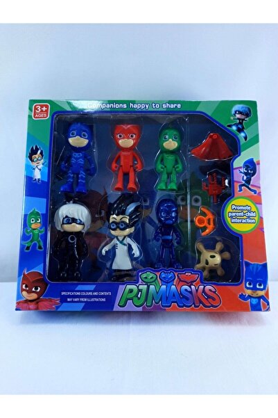 Genel Markalar Pijamaskeliler Pjmasks Figür Oyuncakları 10 Lu Set