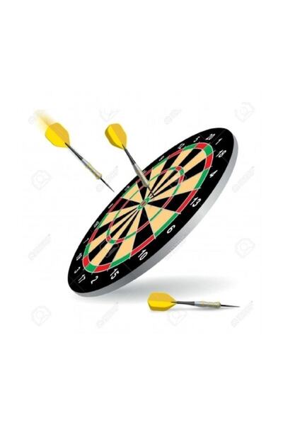 Tina 12 Inch Wooden Darts - 6 Needles Arrow Target Engagement Board Game Set