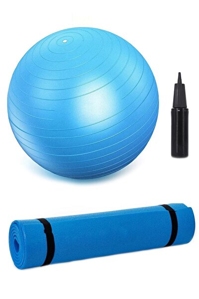 Clifton Set de exerciții cu minge Pilates de 65 cm și pernă Pilates de 7 mm