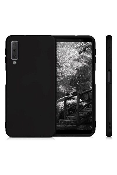 Molly Galaxy A7 2018 Uyumlu Siyah Mat Silikon Kılıf
