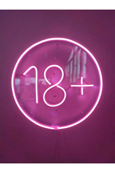 dekoraven +18 Neon Şekiller Işaret Neon Led Dekoratif Duvar Aydınlatması Neon...
