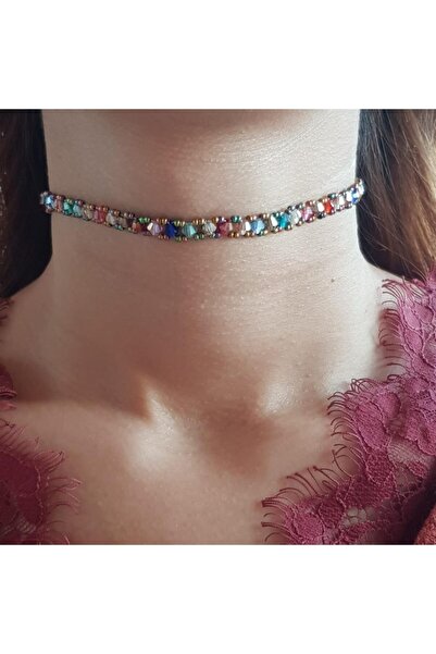 Handmade By HLY Handmade Colorful Choker Necklace