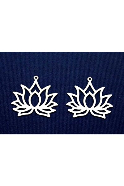 yfhobi 2 Adet- 29x30 Mm Lotus Çiçeği Desenli Pul, Takı Malzemesi, Metal Pul, ...