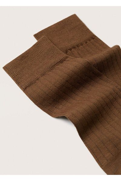MANGO Man Wollsocken mit Kordel