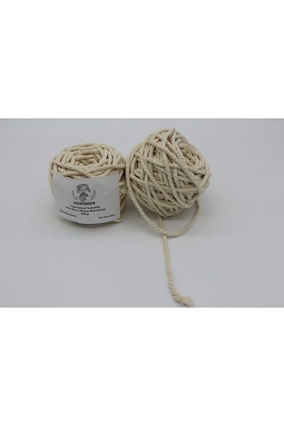 Hobimos 4mm 3 Twist 100% βαμβακερό σχοινί μακραμέ 250 γραμμάρια
