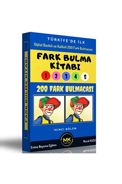 Enine Boyuna Eğitim Book of Difference Find Second Part (200 Quality Pictures)