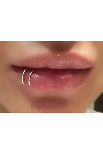 TakıConcept Deliksiz Sıkıştırma Fake Dudak Burun Kulak Piercing Septum