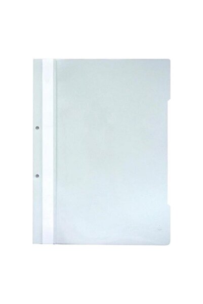 KRAF 50 Plastic Wire Ring Binders White Pack