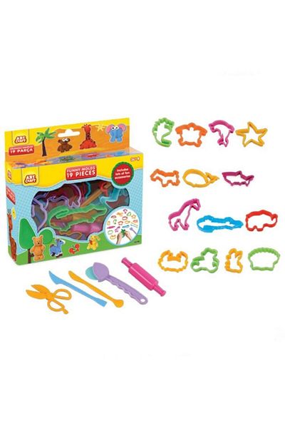 DEDE Art Craft Fun Molds 19 Pieces