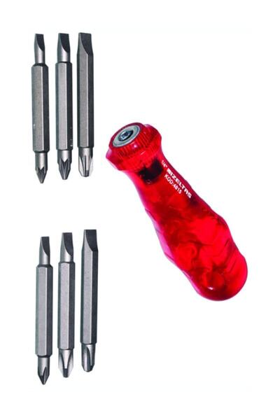 İzeltaş Izeltaş 7 Parça Değişken Bits Uçlu Tornavida Set
