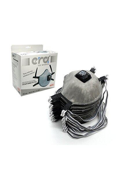 ERA Maske 7210 Aktif Karbonlu Maske 10 Adet Era.7210v