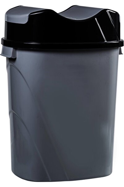 Tuffex Yutan 5 No Çöp Kovası 35 Lt.-metalik Gri Simli