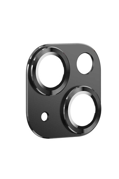 Fibaks لهاتف Apple Iphone 13 /iphone 13 Mini Camera Lens Protector حماية كاملة من الزجاج المقسى مع إطار معدني