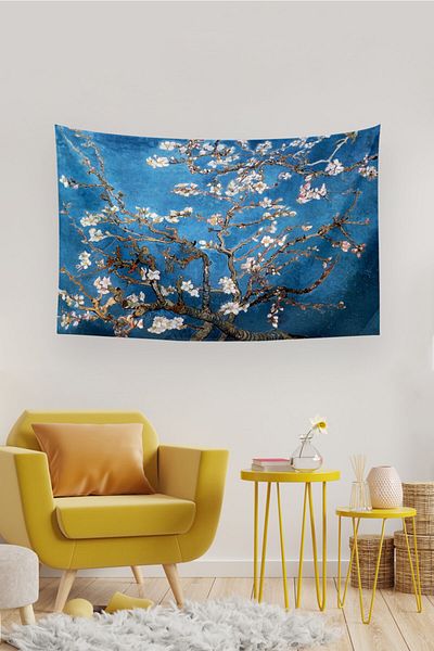 Vagonik Covor de perete Van Gogh înflorit de migdal 140 X 100 Cm-70x100 Cm